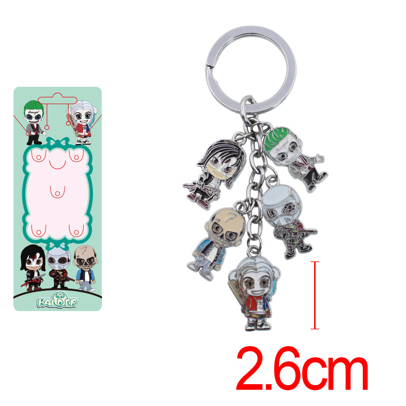 Suicide Squad anime keychain