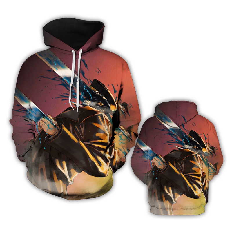 chainsaw man anime hoodie