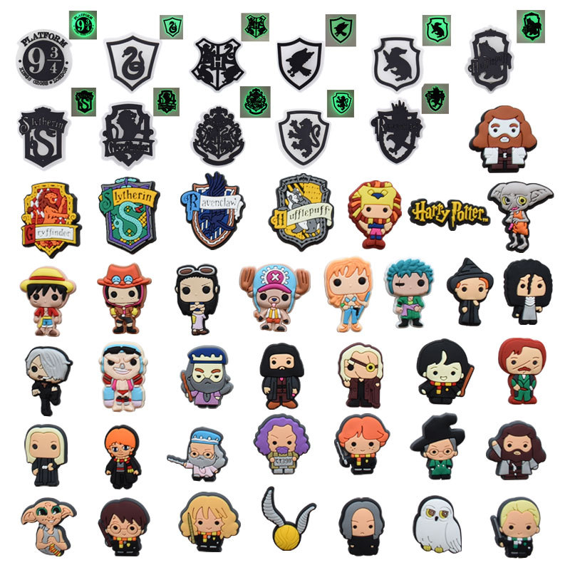 anime rubber shoe sticker price for 100pcs