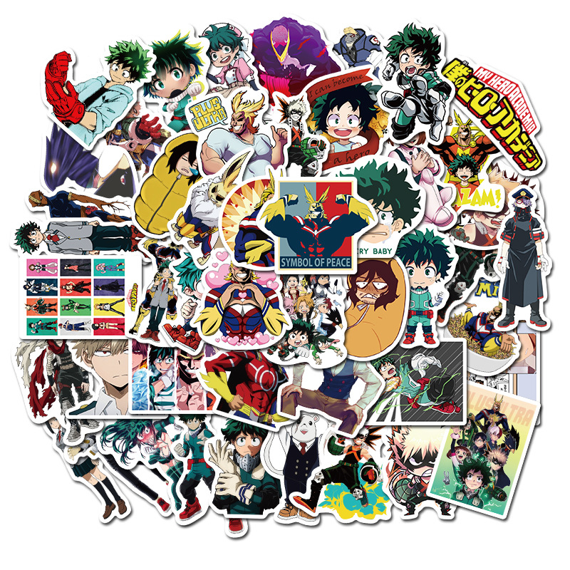 My Hero Academia anime waterproof stickers (50pcs a set)