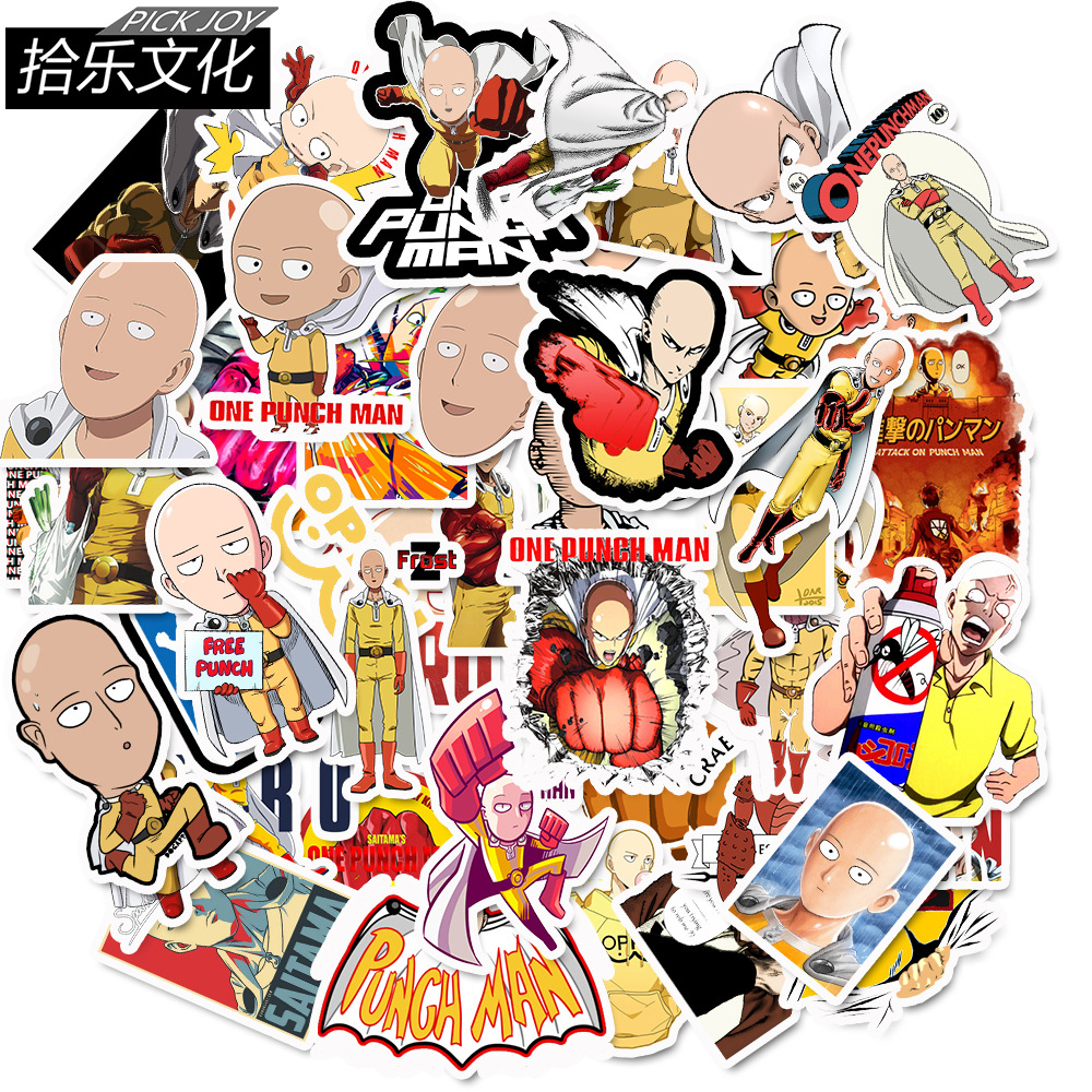 One Punch Man anime waterproof stickers (49pcs a set)