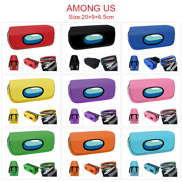 among us anime pencil bag 20*9*6.5cm