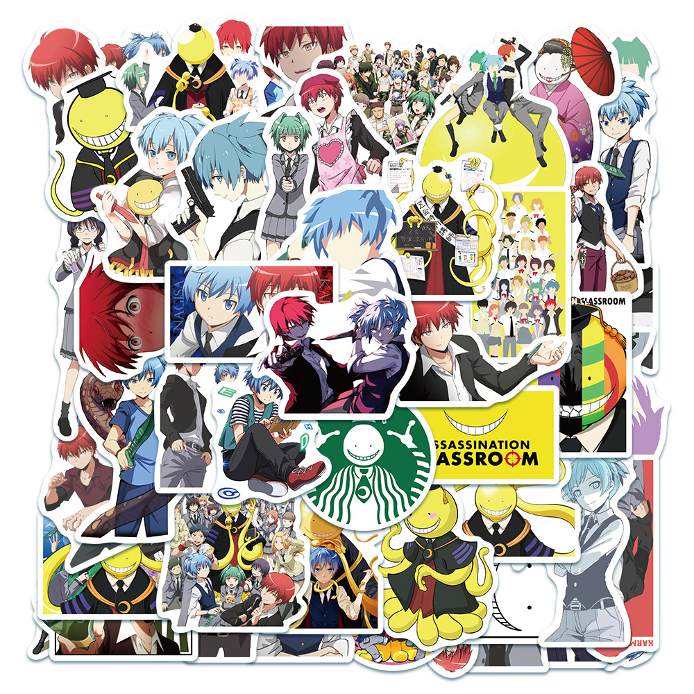 Assassination Classroom anime waterproof stickers (50pcs a set)