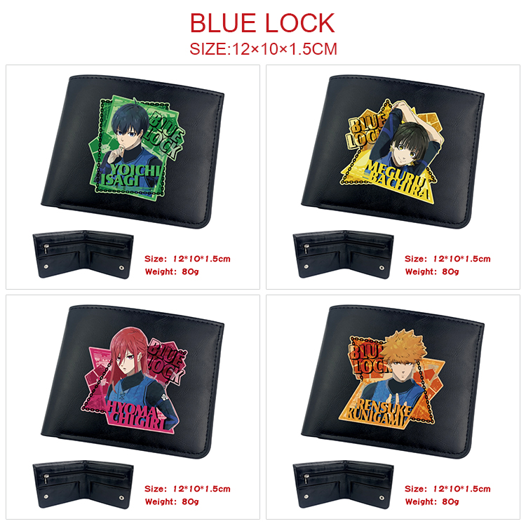Blue Lock anime wallet 12*10*1.5cm