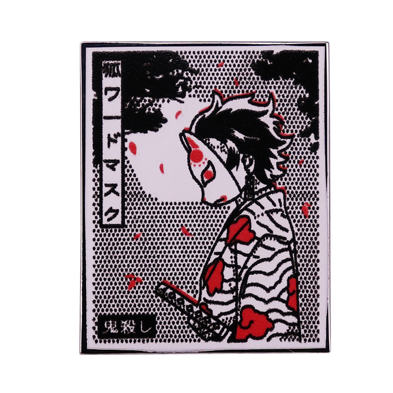 demon slayer kimets anime pin