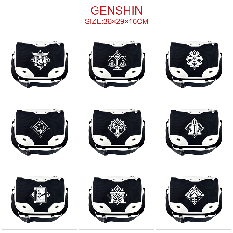 Genshin Impact anime bag 36*29*16cm