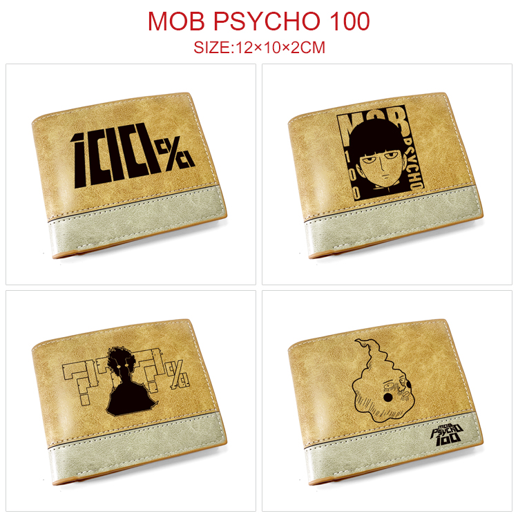 Mob Psycho 100 anime wallet 12*10*2cm