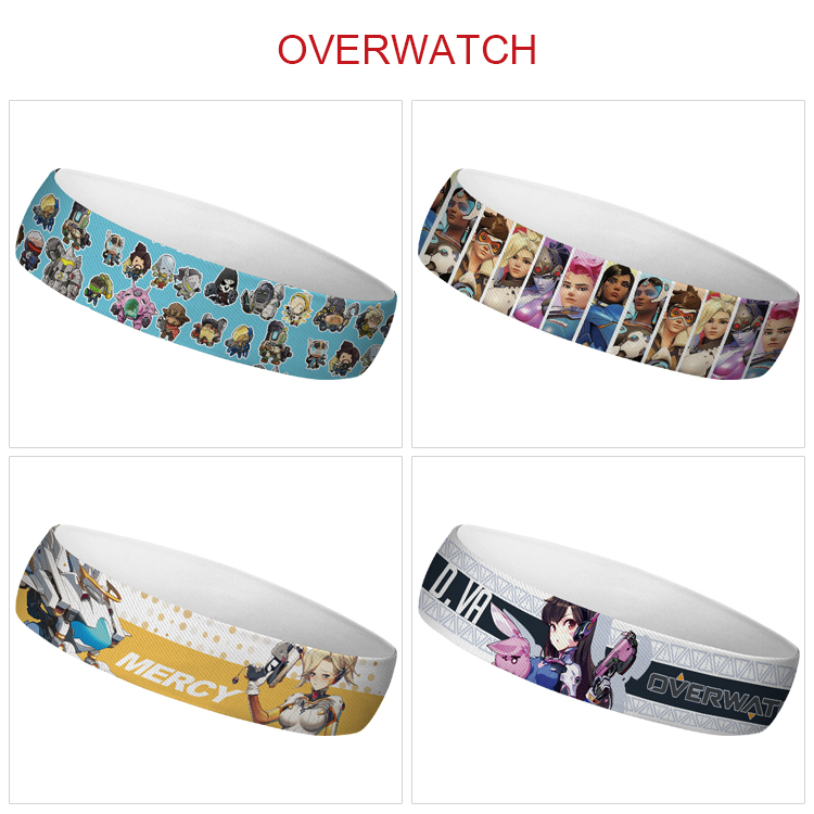 Overwatch anime sweatband