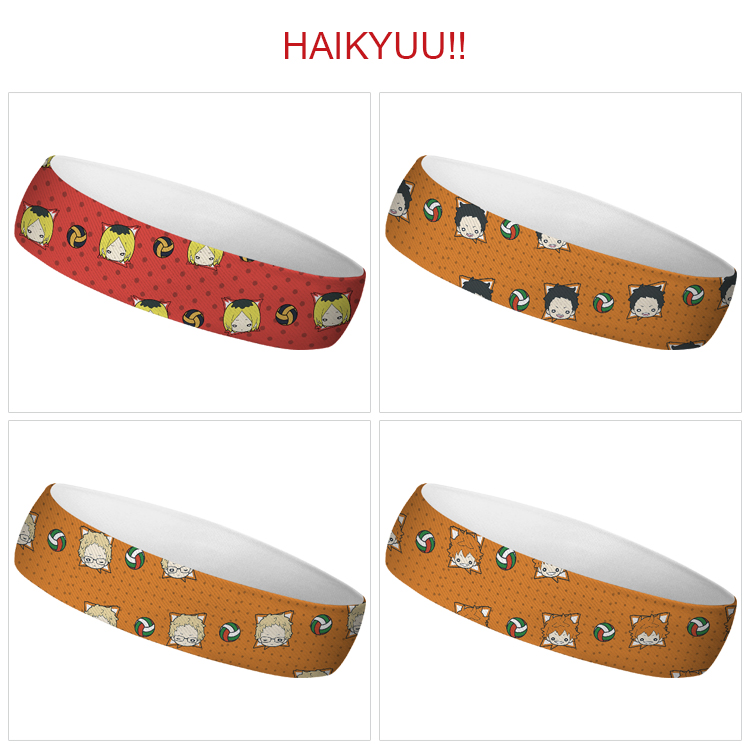 Haikyuu anime sweatband