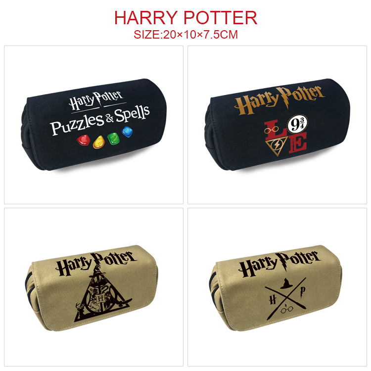 Harry Potter anime pencil bag 20*10*7.5cm