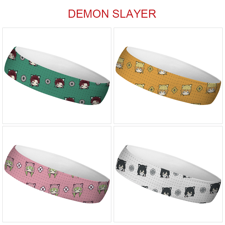 demon slayer kimets anime sweatband