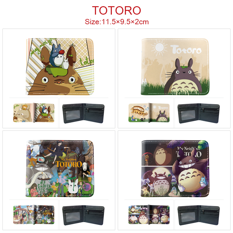 TOTORO anime wallet 11.5*9.5*2cm