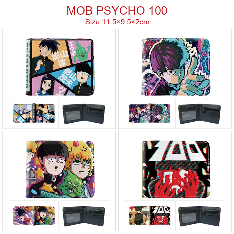 Mob Psycho 100 anime wallet 11.5*9.5*2cm