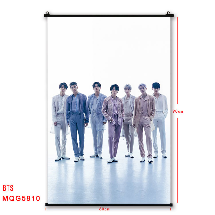 BTS anime wallscroll 60*90cm