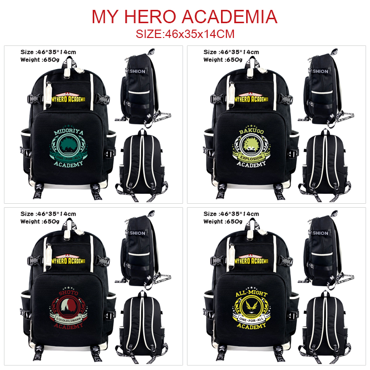 My Hero Academia anime bag 46*35*14cm