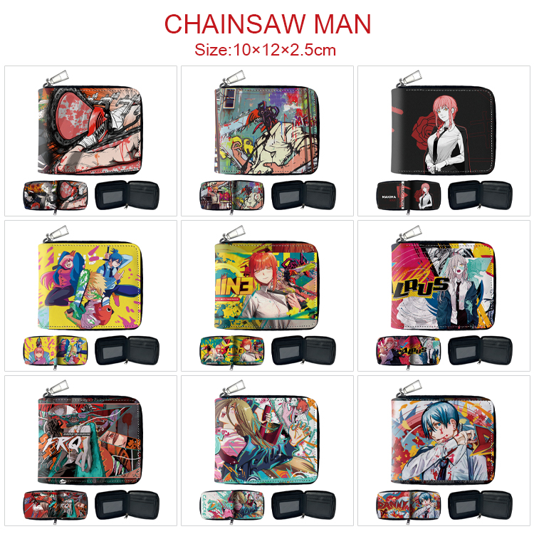 chainsaw man anime wallet