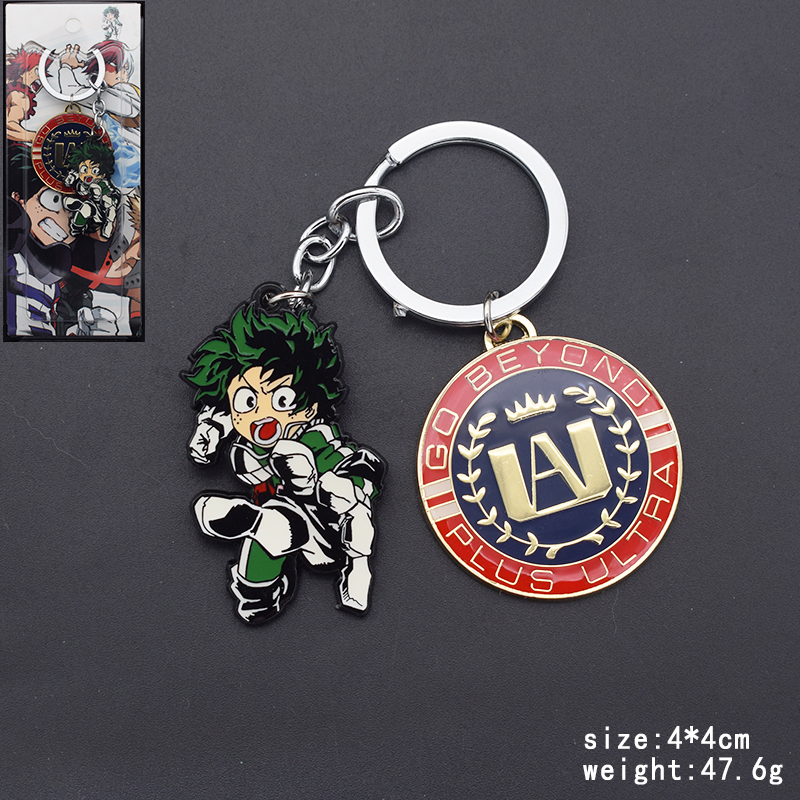 My Hero Academia anime keychain