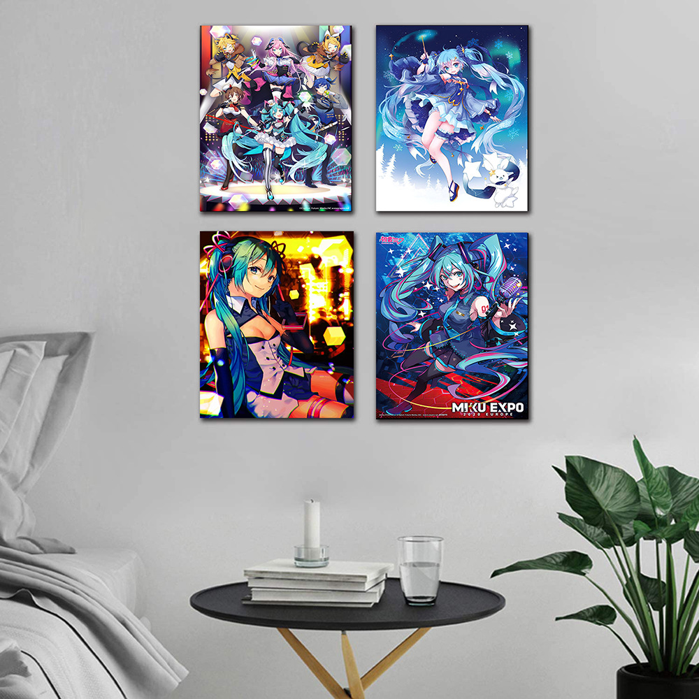 Hatsune Miku anime painting 30x40cm(12x16inches)