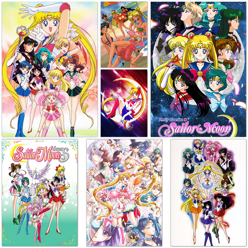 Sailor Moon Crystal anime painting 30x40cm(12x16inches)