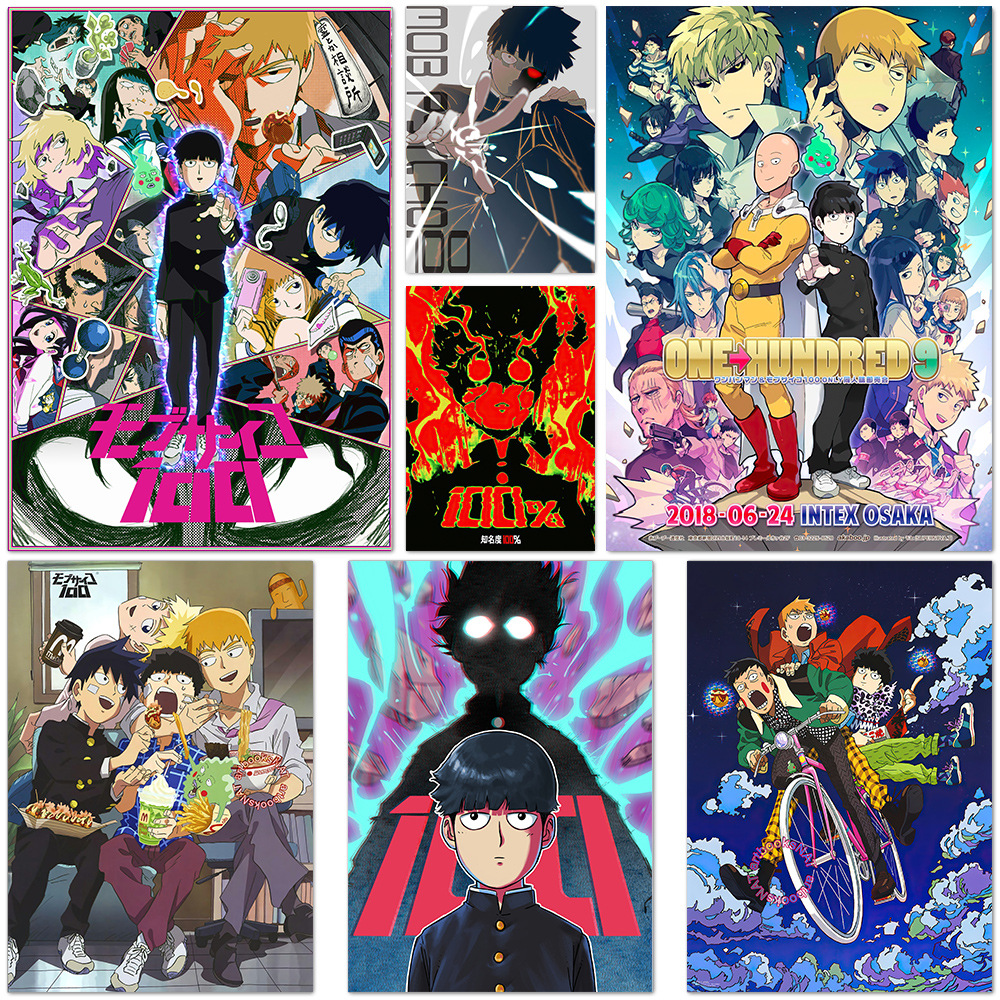 Mob Psycho 100 anime painting 30x40cm(12x16inches)