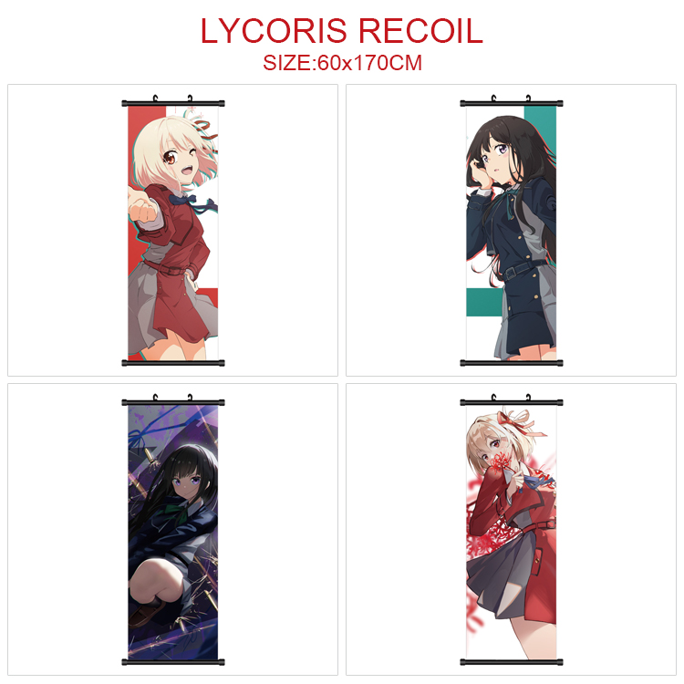 Lycoris Recoil  anime wallscroll 60*170cm