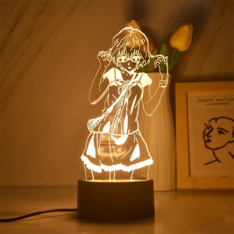 EVA anime 7 colours LED light