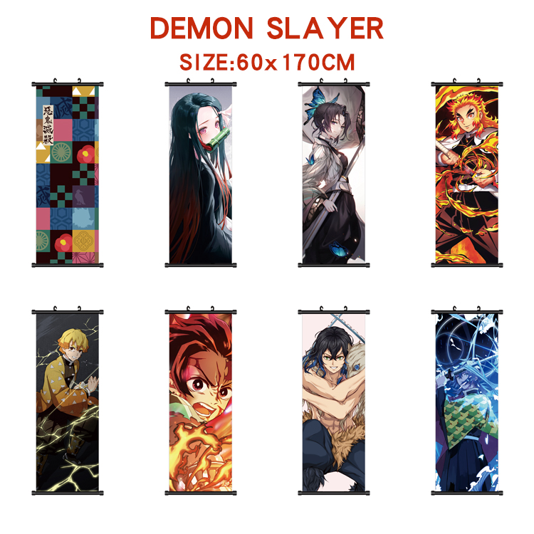 demon slayer kimets anime wallscroll 60*170cm