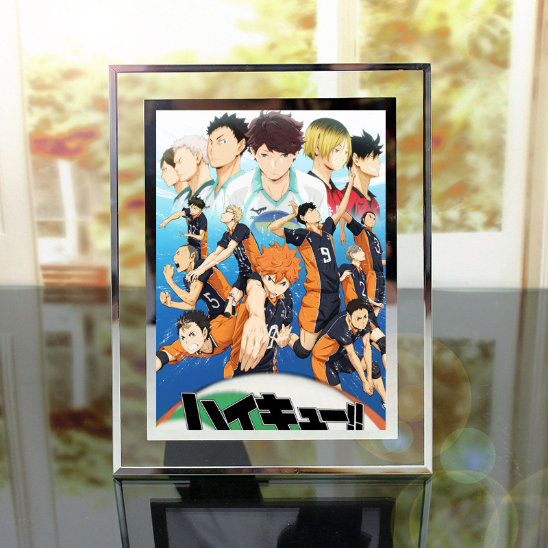 Haikyuu anime Crystal photo frame