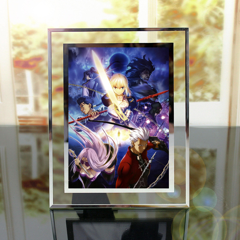 Fate anime Crystal photo frame