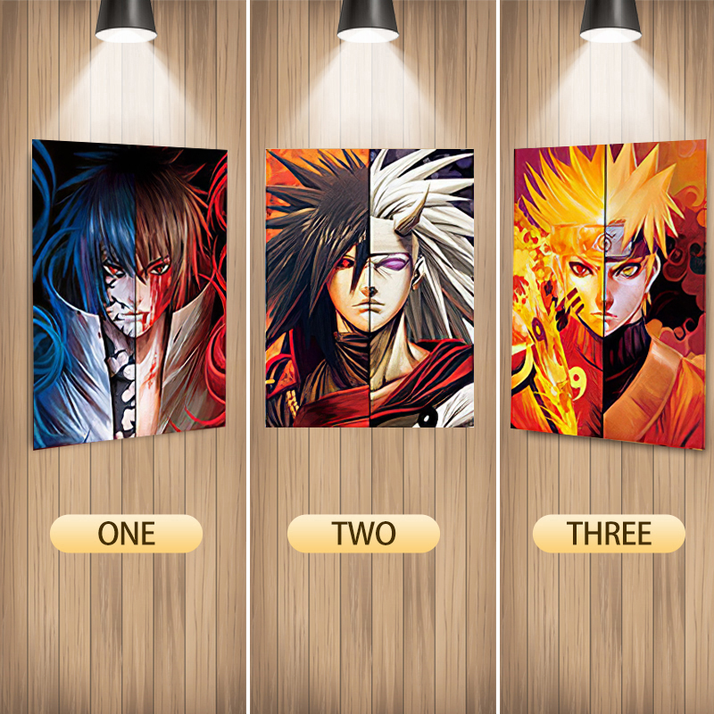 Naruto anime 3d poster