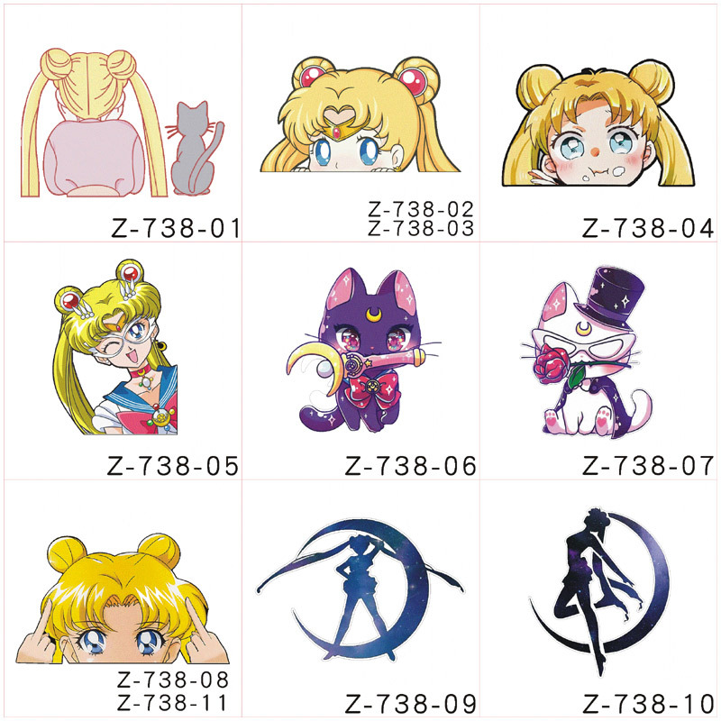 Sailor Moon Crystal anime car sticker