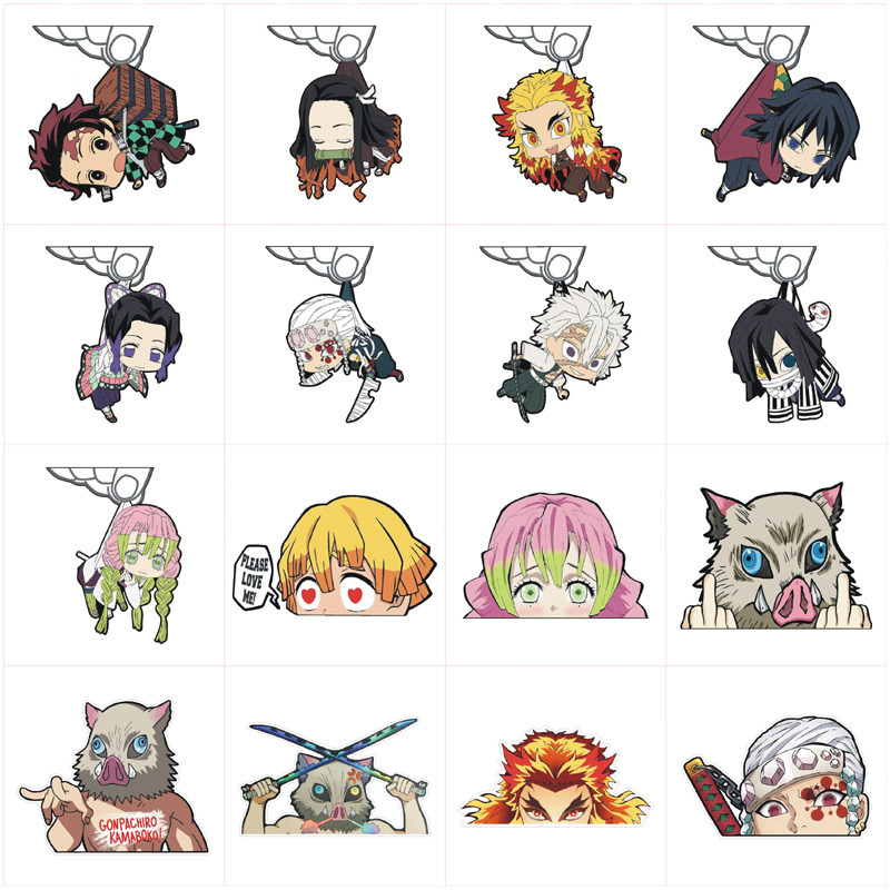 demon slayer kimets anime car sticker