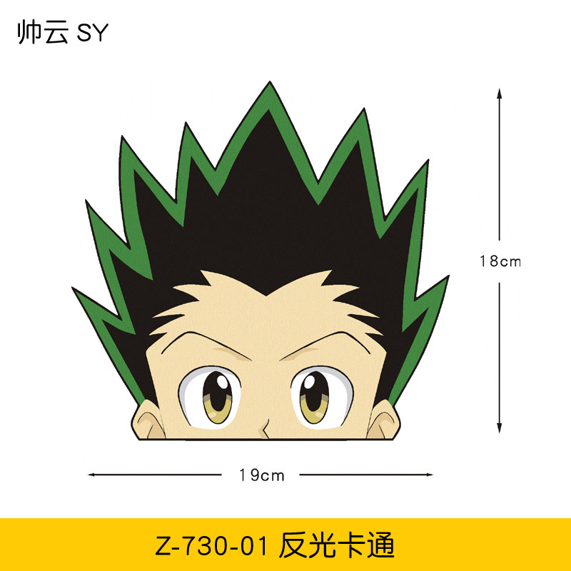 Hunter x Hunter anime car sticker