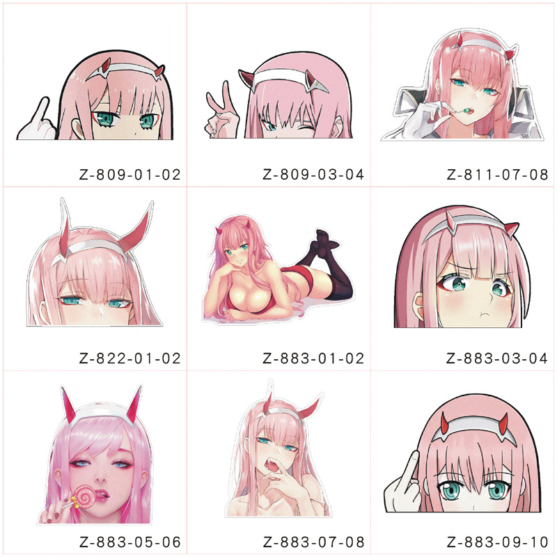 Darling In The Franxx anime car sticker