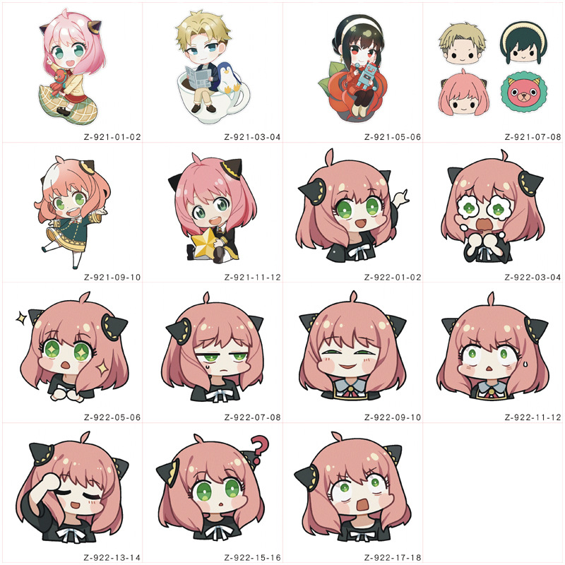 SPY×FAMILY anime car sticker