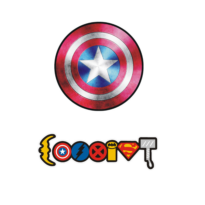 Avengers anime car sticker