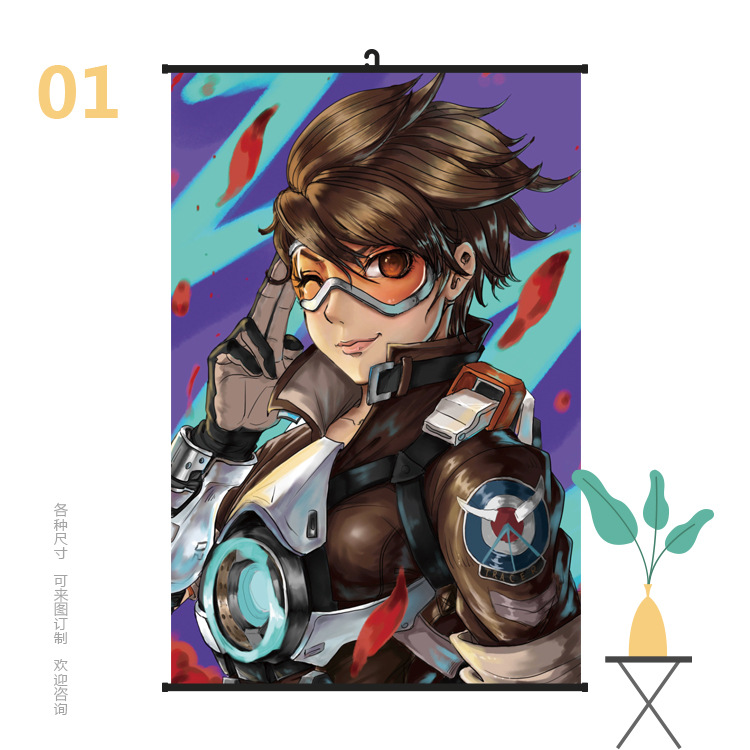 Overwatch anime wallscroll 60*90cm &40*60cm