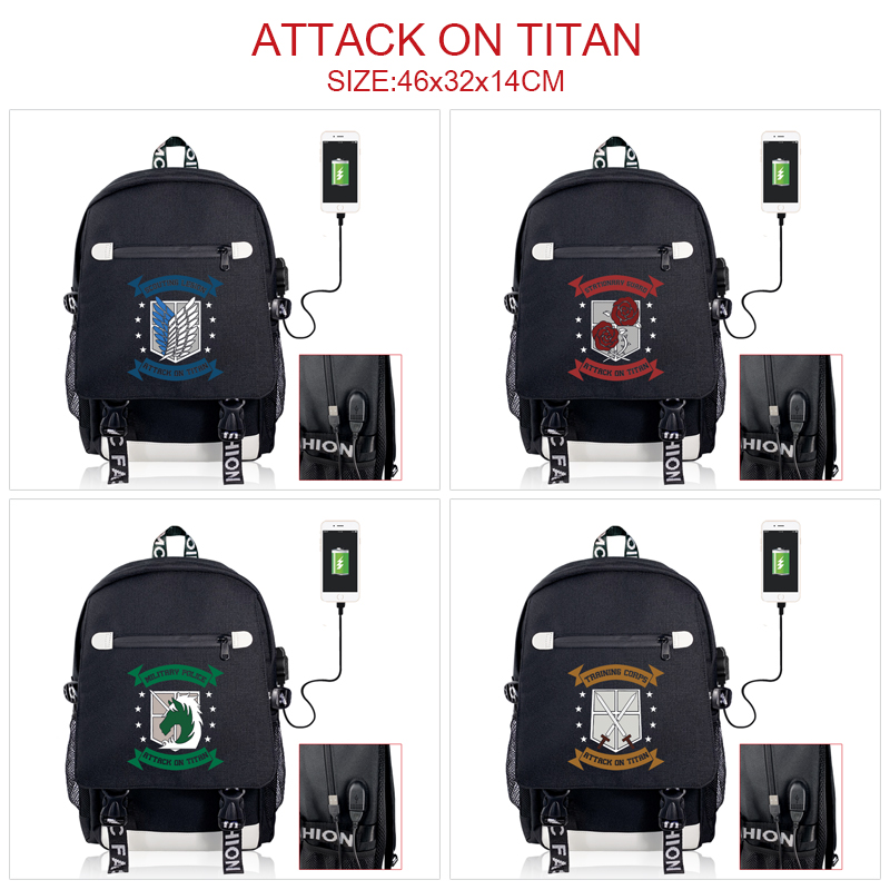 Attack On Titan anime bag