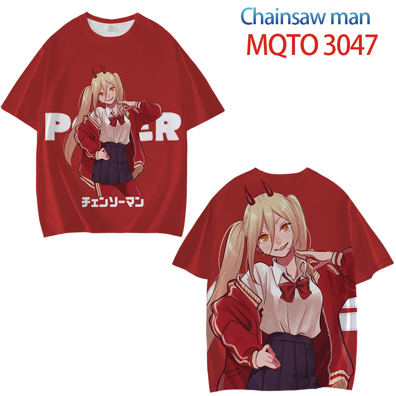 chainsaw man anime T-shirt
