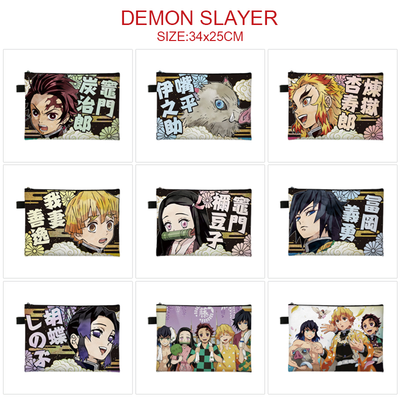 demon slayer kimets anime A4 document bag