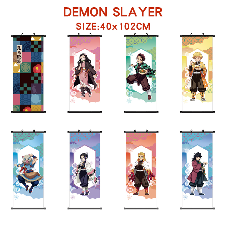 demon slayer kimets anime wallscroll 40*102cm