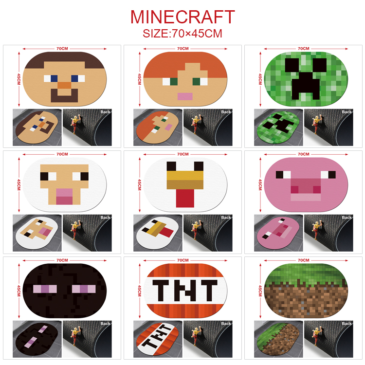 Minecraft anime desk pad 70*45cm