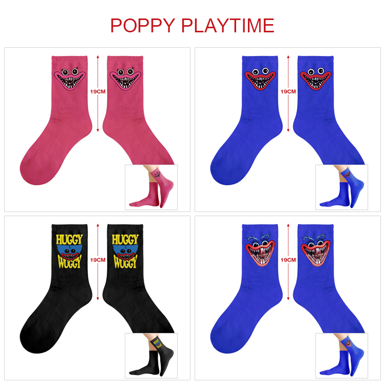 Poppy Playtime anime socks 5 pcs a set