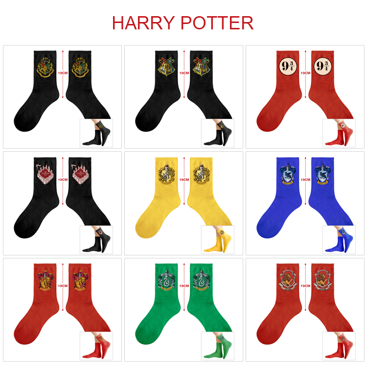 Harry Potter anime socks 5 pcs a set