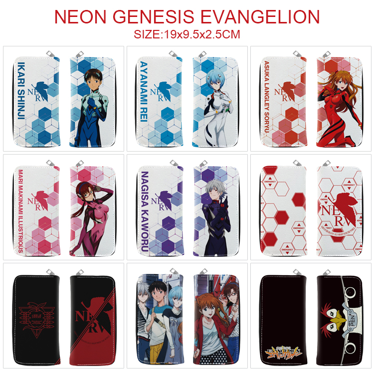 EVA anime wallet 19*9.5*2.5cm