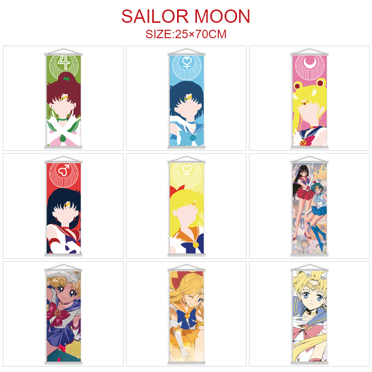 Sailor Moon Crystal anime wallscroll 25*70cm price for 5 pcs