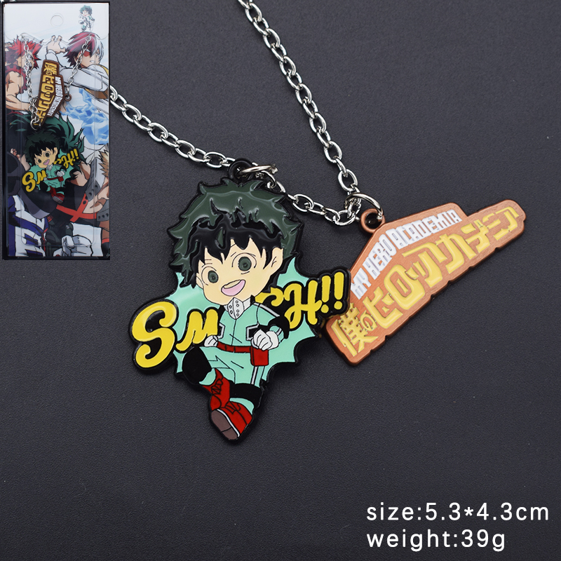 My Hero Academia anime necklace