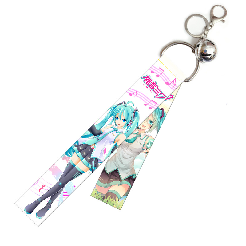 Hatsune Miku anime keychain