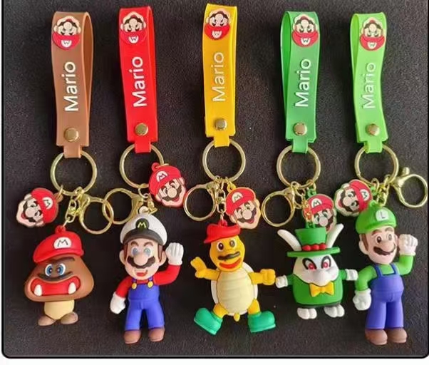 super mario anime figure keychain price for 1 pcs