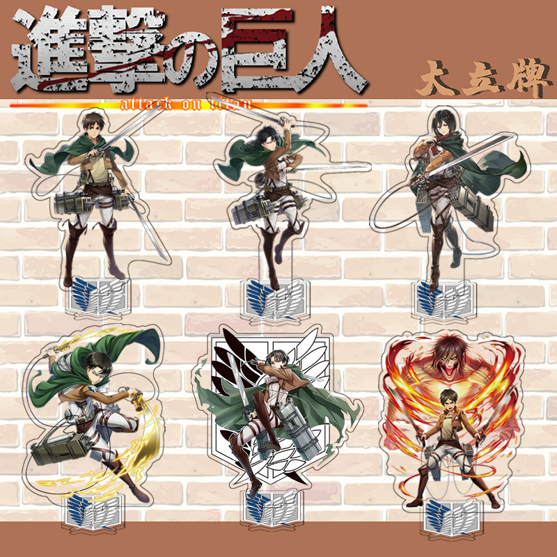 Attack On Titan anime Standing Plates 15cm